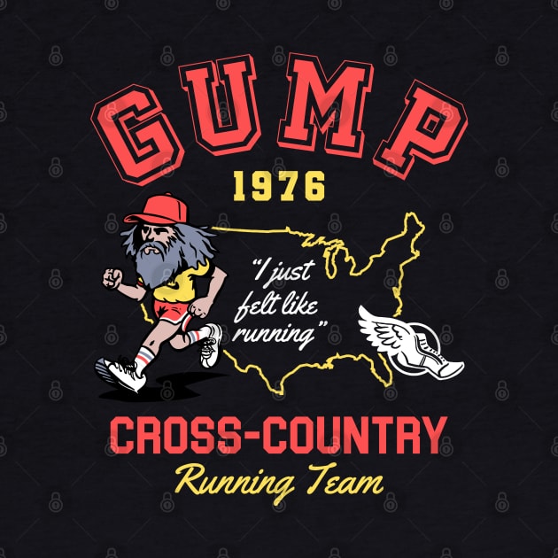Team Gump Cross Country Team by Three Meat Curry